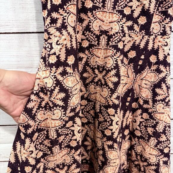 Anthropologie Maeve Cour Royal Corduroy Dress Size 4 Sleeveless Boho Midi - Picture 9 of 12